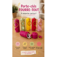 Porte clé fourre tout 