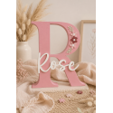MONOGRAMME 3D Fleuri