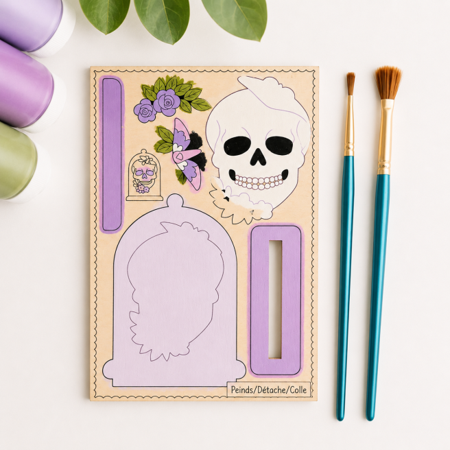 Kit Peinture Hallowwen - Set 3 décorations