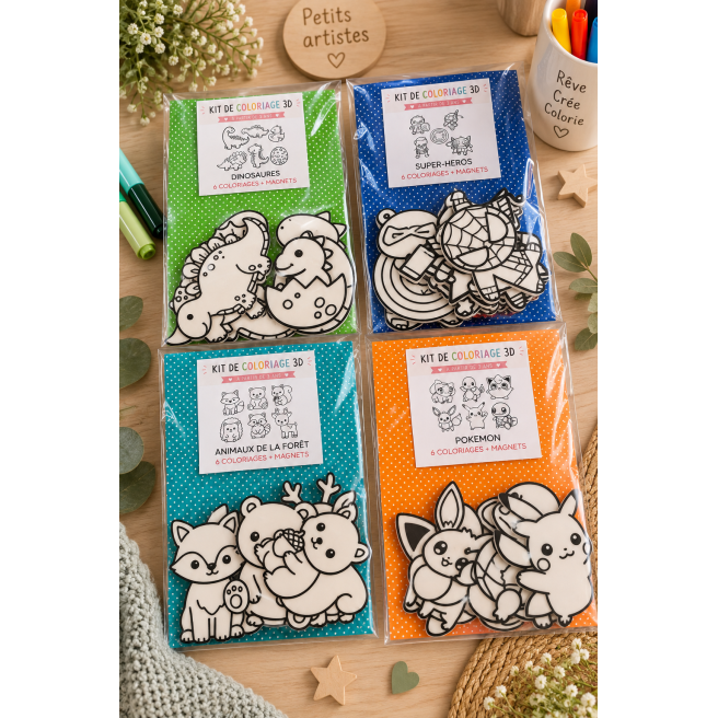 Pack Coloriage 3D