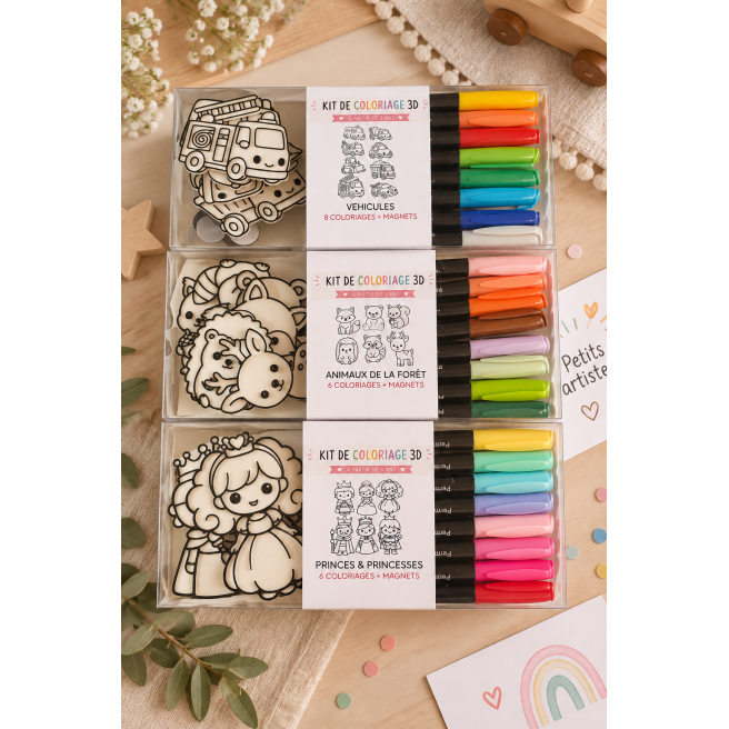 Pack Coloriage 3D