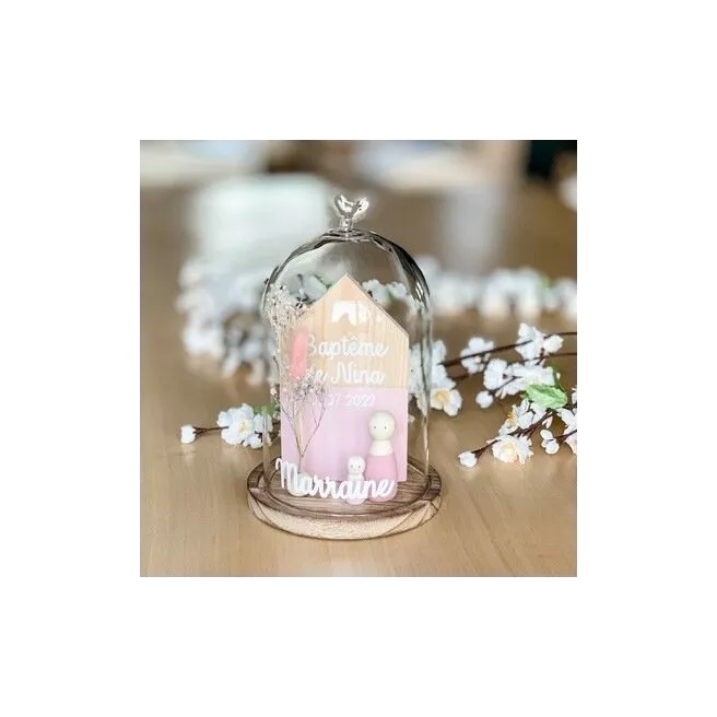 Cloche PARRAIN / MARRAINE grand modèle Cloche PARRAIN / MARRAINE grand modèle