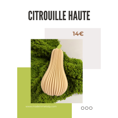 Citrouille haute décorative