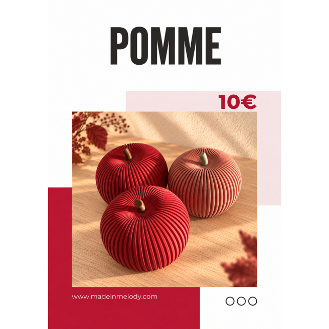 pomme décorative