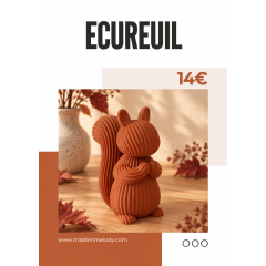 Écureuil décoratif