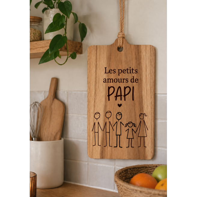 Planche a découper Famille