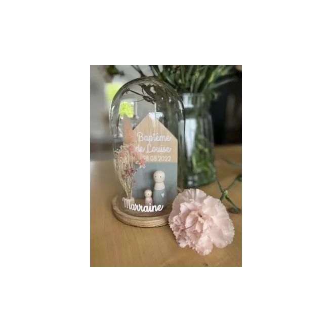 Cloche PARRAIN / MARRAINE grand modèle Cloche PARRAIN / MARRAINE grand modèle