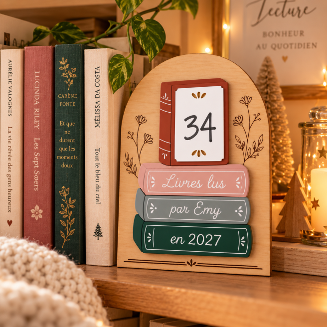 Compteur de livre + feutre alcool