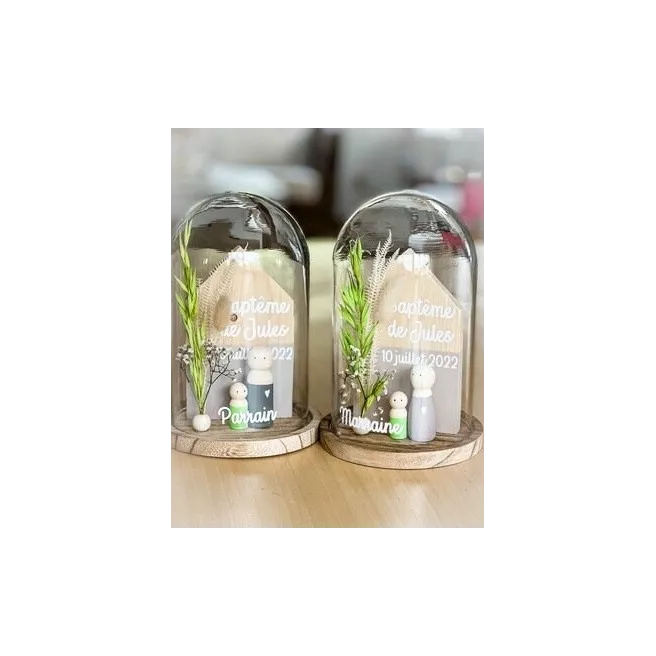 Cloche PARRAIN / MARRAINE grand modèle Cloche PARRAIN / MARRAINE grand modèle