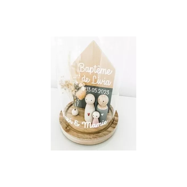 Cloche PARRAIN / MARRAINE grand modèle Cloche PARRAIN / MARRAINE grand modèle