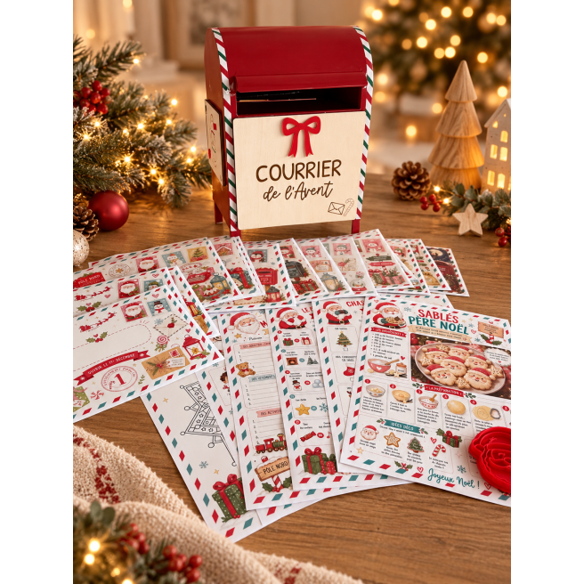 Calendrier de l’Avent intemporel - Maison de pain d’épices