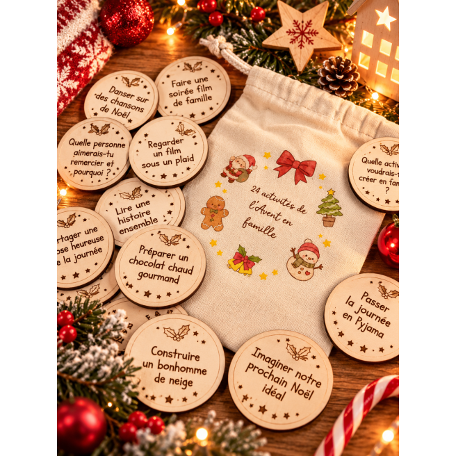 pochon activités de noel