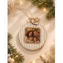Boule de noel + magnet photo