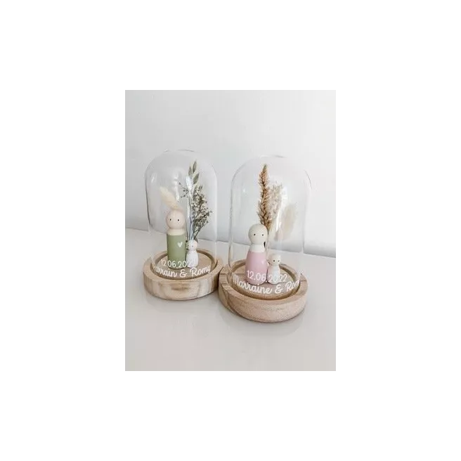 Cloche PARRAIN/MARRAINE petit modèle