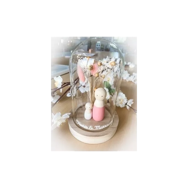 Cloche PARRAIN/MARRAINE petit modèle