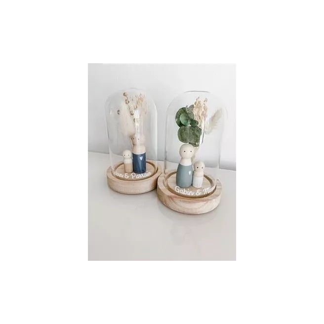 Cloche PARRAIN/MARRAINE petit modèle