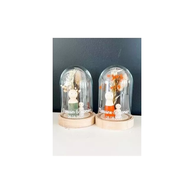 Cloche PARRAIN/MARRAINE petit modèle