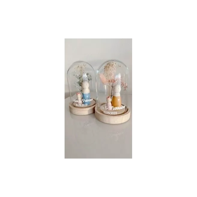 Cloche PARRAIN/MARRAINE petit modèle