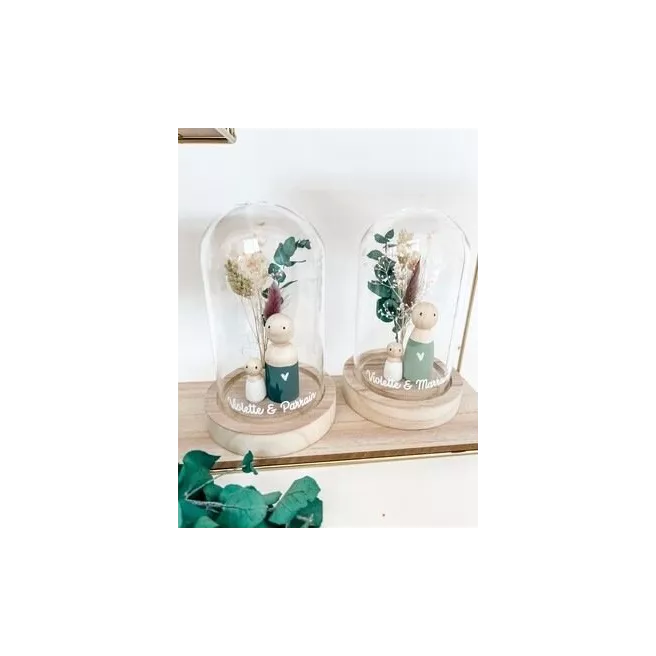 Cloche PARRAIN/MARRAINE petit modèle