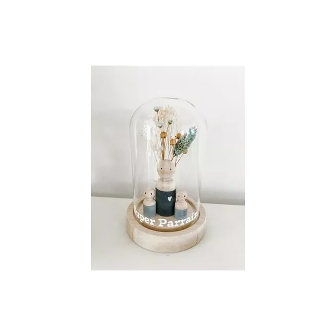 Cloche PARRAIN/MARRAINE petit modèle