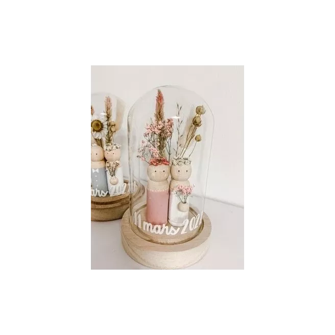 Cloche PARRAIN/MARRAINE petit modèle