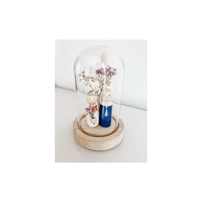 Cloche PARRAIN/MARRAINE petit modèle