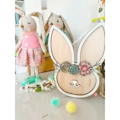 Kit Lapin de Pâques à  décorer