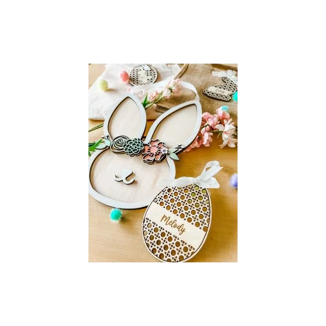 Kit Lapin de Pâques à  décorer