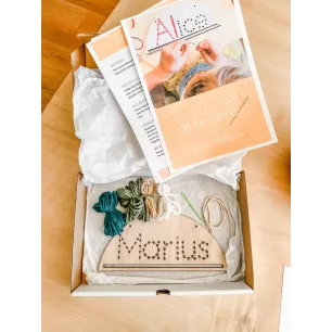 Kit créatif Prénom à  broder