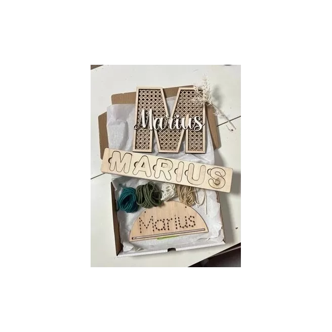 Kit créatif Prénom à  broder Kit créatif Prénom à  broder