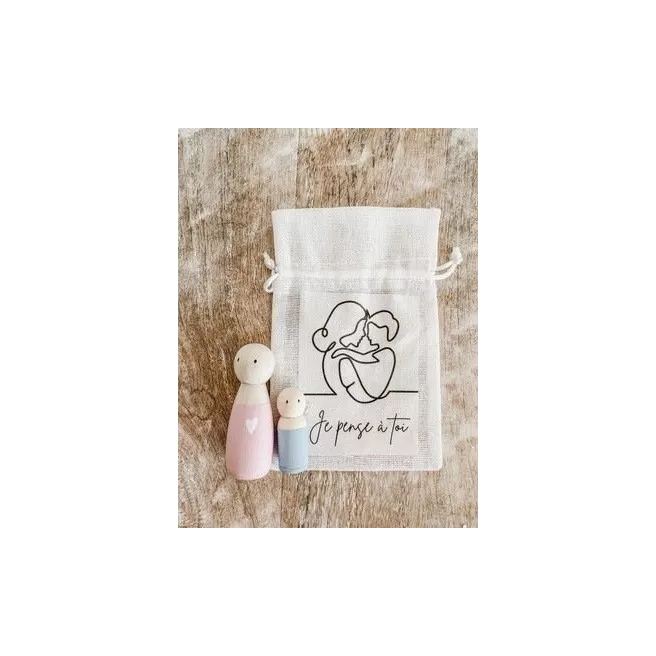 Lot de 2 Poupées "Séparation"