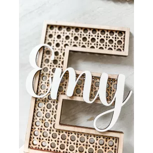 MONOGRAMME ROTIN MONOGRAMME ROTIN