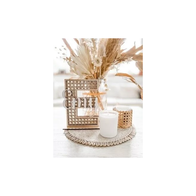 MONOGRAMME ROTIN MONOGRAMME ROTIN