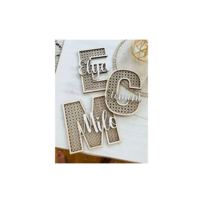 MONOGRAMME ROTIN MONOGRAMME ROTIN