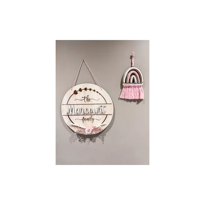 Pancarte en bois personnalisée