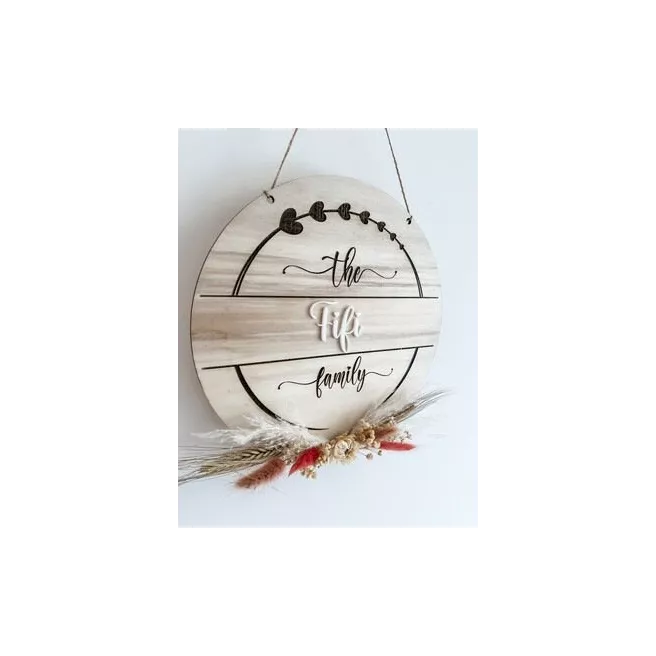 Pancarte en bois personnalisée