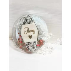 Porte clé en bois personnalisé