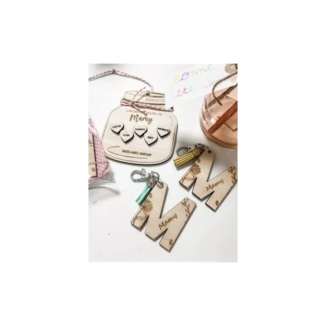 Porte-clé Maman / Mami(e) / Marraine