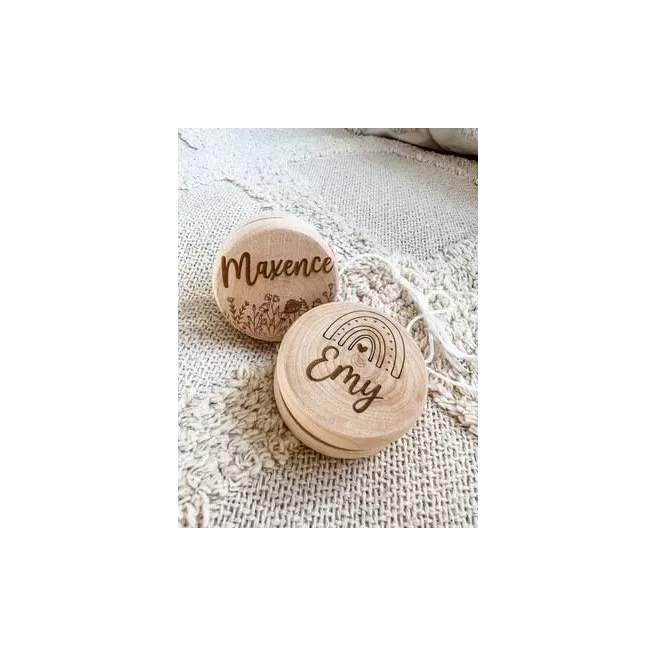 Yo-yo en bois personnalisé