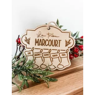 Ornement Chaussettes de Noël Ornement Chaussettes de Noël