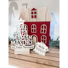 Sapin de Noël "Famille Prénoms"