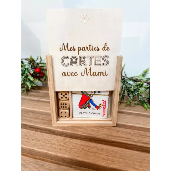 Coffret "Cartes et dés"