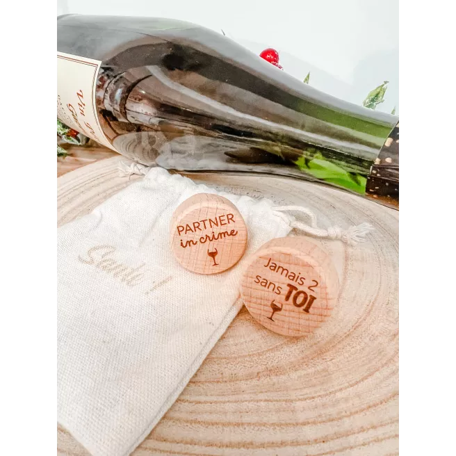 Bouchon de vin personnalisé Bouchon de vin personnalisé