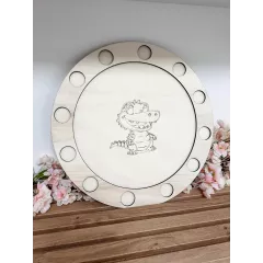 Plateau "Croco qui boit"