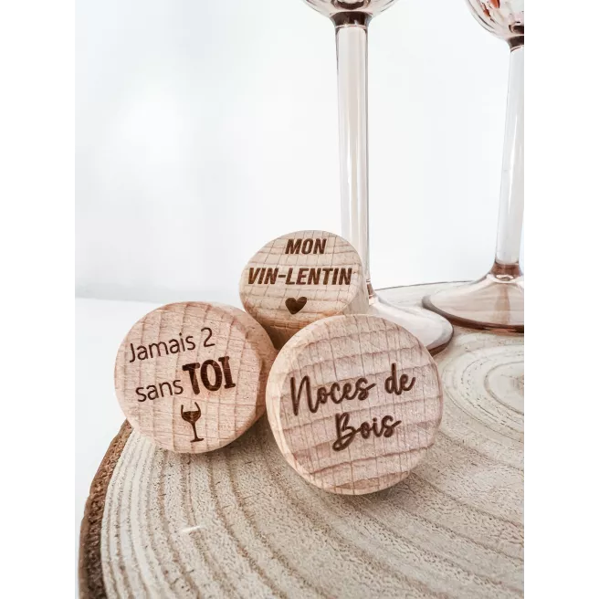 Bouchon de vin personnalisé Bouchon de vin personnalisé