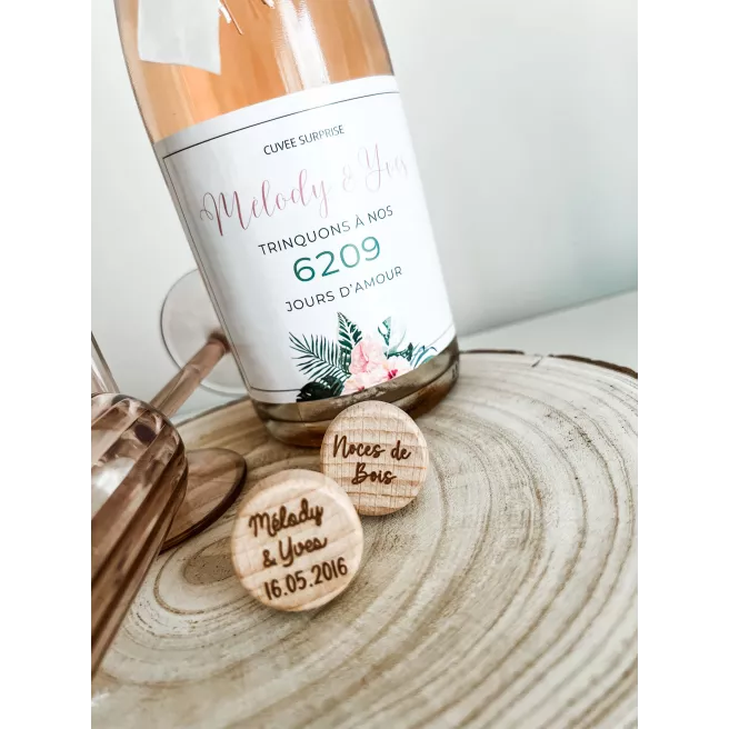 Bouchon de vin personnalisé Bouchon de vin personnalisé