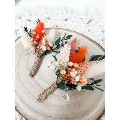 Boutonnière ou mini bouquet fleuris