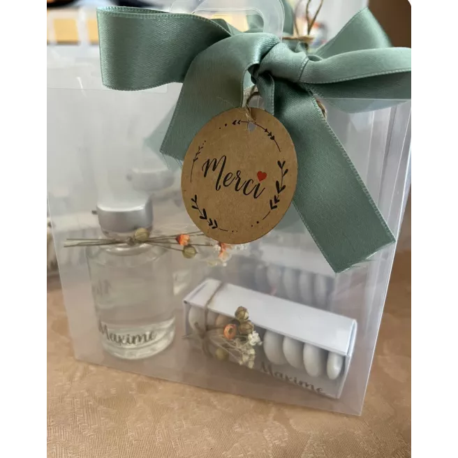 Boite à  dragées plexi Boite à  dragées plexi