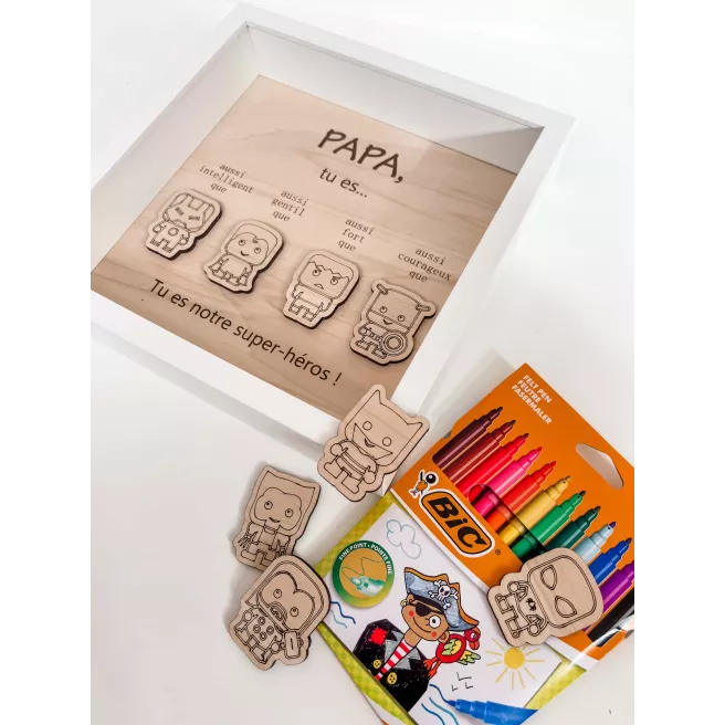 Cadre PAPA Super-Héros