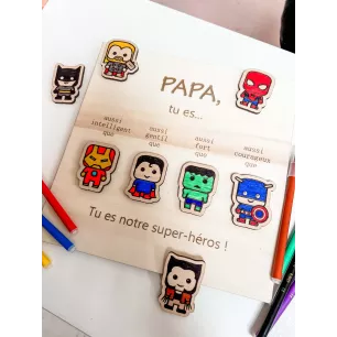 Cadre PAPA Super-Héros Cadre PAPA Super-Héros
